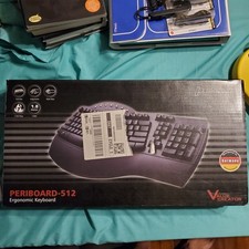 Periboard-512 Ergonomic Keyboard Perixx Wired NEW - OPEN BOX