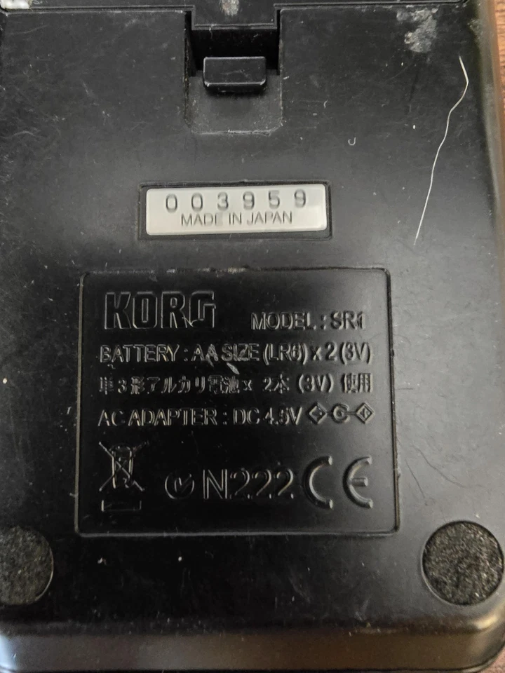 Korg SR-1 Sound On Sound Unlimited Track Recorder Perfect Working Used Tested - Image 3 of 3