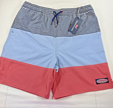 Vineyard Vines Chappy Swim Trunks  Pieced Chappy Trunk  Jake Blue XL 18  NWT