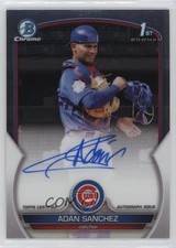 2023 Bowman Chrome Prospect Auto Adan Sanchez #CPA-ASA Auto 6u5