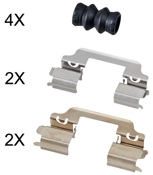 f.becker ZubehöRsatz BremsbeläGe Vorne Rechts Links FüR Ford Fiesta VI B-Max-image