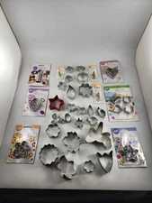 Wilton 35+ Fondant Cut-outs Cookie Cutters Tips Cake Decorating Supplies