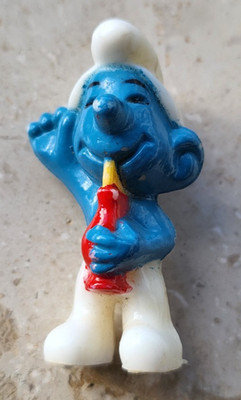 Ü Ei Schlümpfe ''Erkennst Du Deinen Schlumpf'' 1983 Limoschlumpf Original