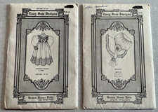 Vintage Brown House Dolls Easy Sew Designs BHD 864 BHD 83 Doll Dress Patterns