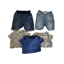 Baby Gap 18-24 Months 3 Short Sleeve One Pieces Tops 2 Pairs Jean Shorts