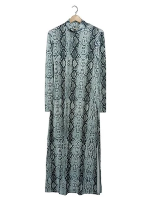H&M Robe décontractée Femme Vert Imprimé Animal (EU 38, INT M) - Photo 1/3
