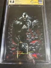 Venom 3 CGC 9.8 SS Crain Virgin Variant 8 Color Infinity Signature ONLY 300 Made