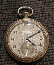 Antique Elgin Model 3 15 Jewel 14K Gold Filled Pocket Watch Elgin Pocket Watch
