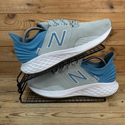 New Balance Turnschuhe Herren Größe UK 10,5 Fresh Foam Roav Grau Blau Laufschuhe