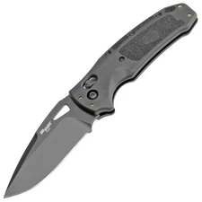 HOGUE SIG K320 Nitron Manual Folder: 3.5" Drop Point Blade Black Cerakote  36370