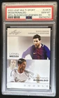 2022 Leaf Lionel Messi Cristiano Ronaldo Exclusive Legends #LM-CR PSA 10