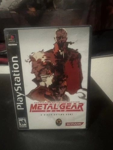 Metal Gear Solid (PS1, 2-Disc) w/ Manual - from Essential Collection