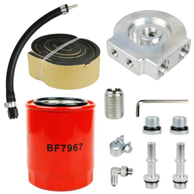 #ad #ad 121003 Fuel Filter Conversion Kit Replace for Ford 6.7L Powerstroke 2011 2024 $61.74