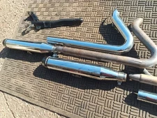 Harley Davidson Softail Rinehart Chrome Exhaust System Assembly 