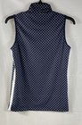 Lohla Sport Women's Polka Dot Sleeveless Golf Tennis Top Navy Blue NWT Sz S — photo 2