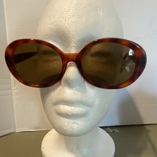 Vintage tortoiseshell oval sunglasses, circa 1990s