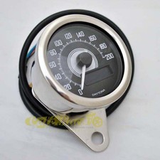 Contachilometri elettronico cromato Daytona Velona cafè racer e custom