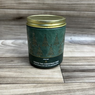 BATH & BODY WHITE BARN UNDER THE CHRISTMAS TREE SCENTED 1 WICK 7 OZ CANDLE NEW!
