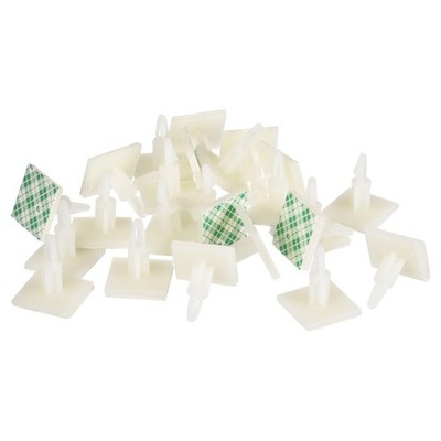 24pcs Sticky PCB Spacer Adhesive Standoffs Plastic Column 12.8mm Support Height