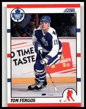 1990-91 Score American #285 Tom Fergus Toronto Maple Leafs