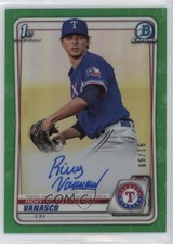 2020 Bowman Chrome Prospect Green Refractor 91/99 Ricky Vanasco Auto 1l8o