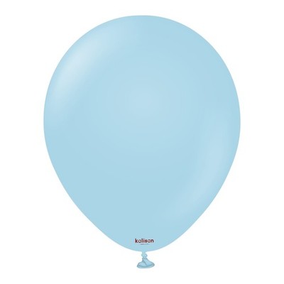 Kalisan Macaron Blue Luftballons, blau, 30cm, 100 Stk.