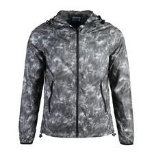 Men's Waterproof Rain Jacket Lightweight Hooded Shell Breathable Outdoor Commute