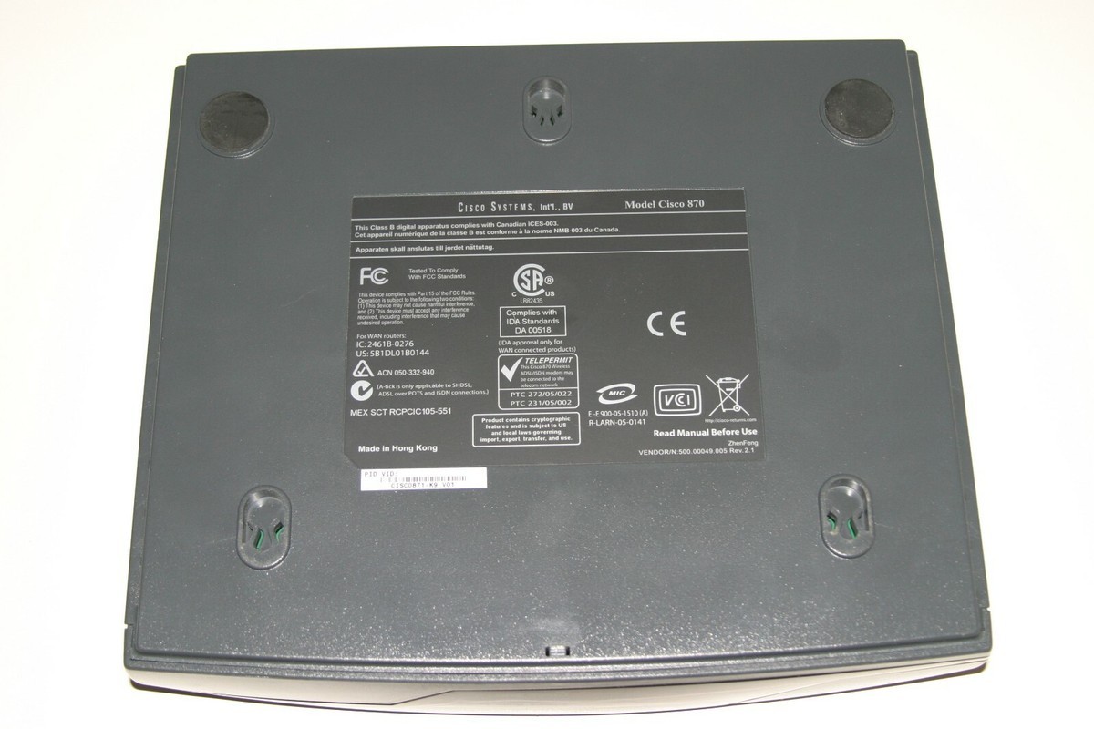 (未使用･未開封品)Cisco 867VAE wired router Ethernet LAN Black Cisco 867VAE-K9 V01 860 Series Router | eBay