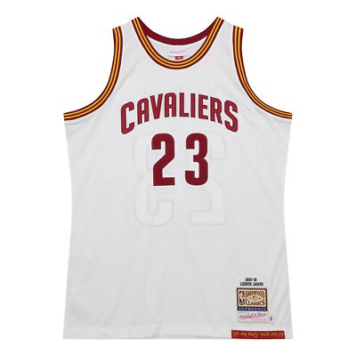 Cleveland Cavaliers LeBron James Mitchell & Ness White 2015/16