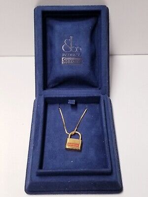 Supreme Jacob & Co. 14K Gold Lock Pendant Gold - FW20 - US