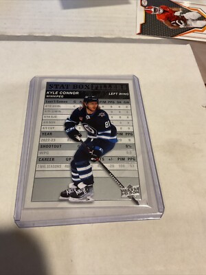 23-24 UD Series 1 Hockey Stat Box Filler SB-8 Kyle Connor