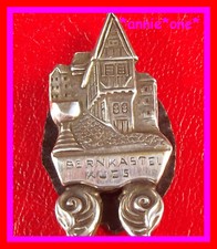 ꧁ souvenir ANDENKENLÖFFEL rheinland pfalz BERNKASTEL KUES mit SPITZHÄUSCHEN ꧂