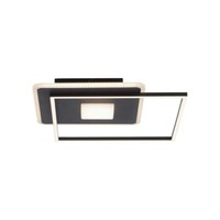 Deckenlampe Deckenleuchte Designlampe Dimmbar Led Wohnzimmerlampe Schwarz L 45Cm