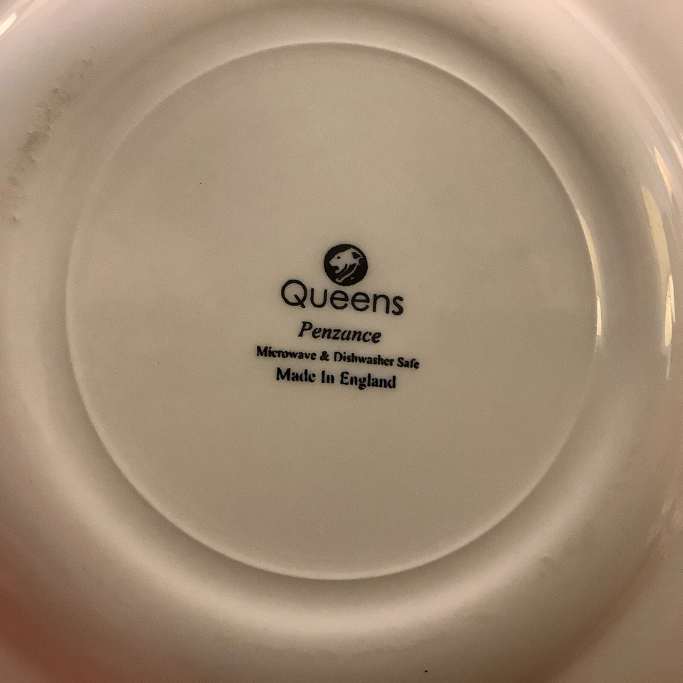 (4) Platos de ensalada de 8”~Reina/Inglaterra~PENZANCE~Azul y blanco~Aves/Conejos/Animales~ Foto 4 de 4