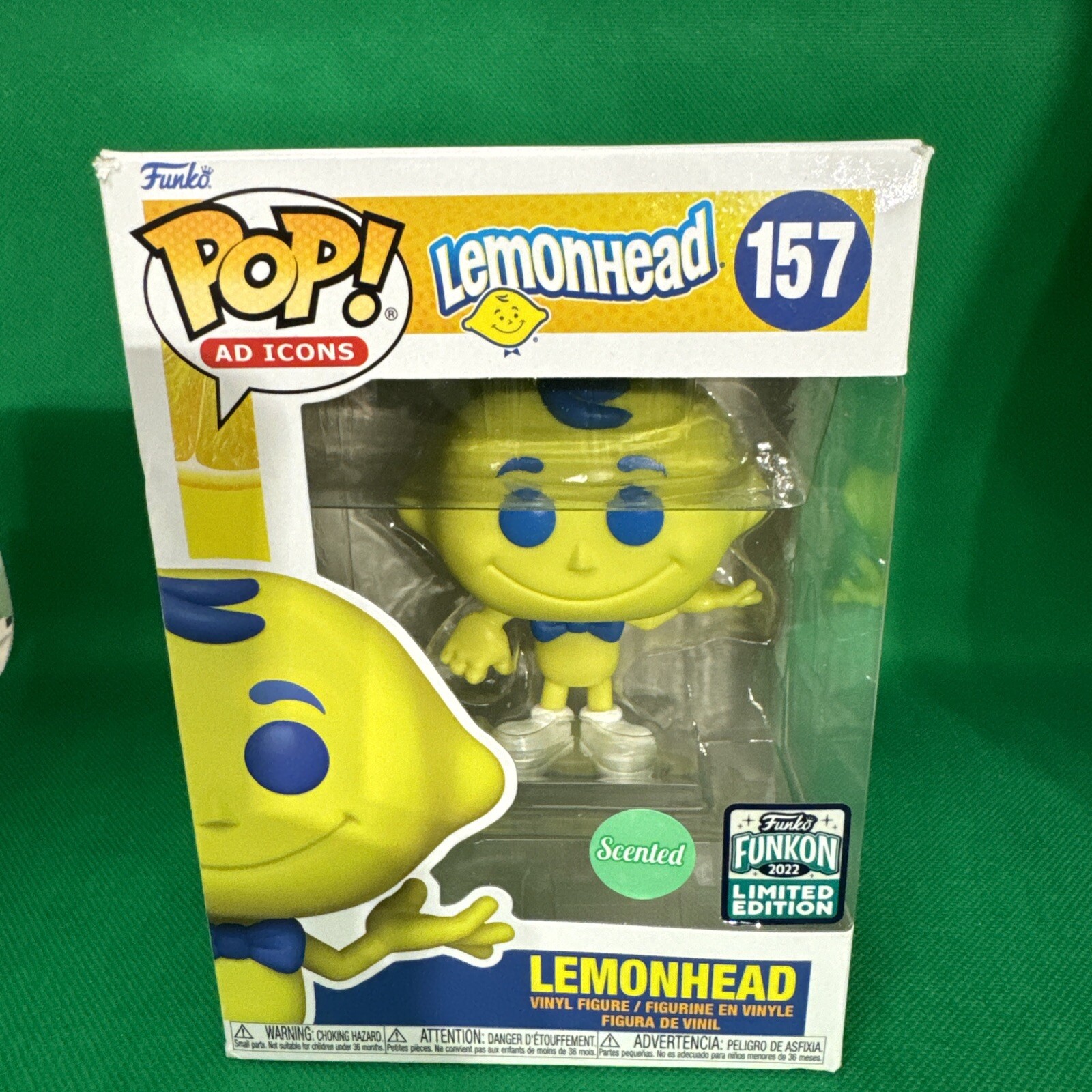 Funko Pop! Ad Icons 157 Lemonhead 2022 Funkon Edición Limitada (#1424)