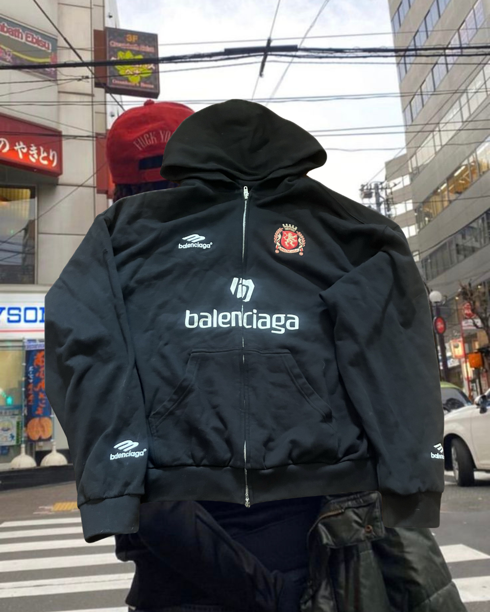 Balenciaga Soccer Zip Up Tokyo Black | eBay