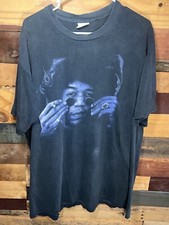 Vintage 90s Jimi Hendrix Sunglasses themed black colored Winterland T Shirt XL