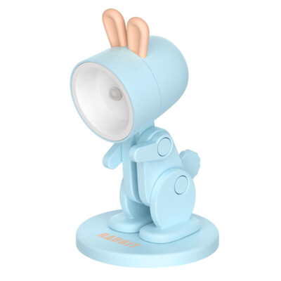 LED Bedside Lamp Adjustable Folding Laptop Lighting Cartoon for Room Decoration 