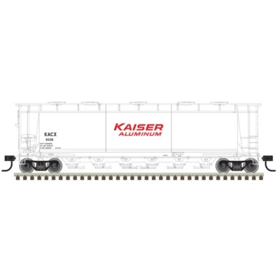 Atlas 20007191 HO Scale 6 Bay Cylindrical Hopper Kaiser Aluminum Road #5036