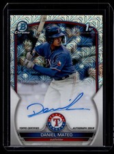 Daniel Mateo 2023 Bowman Chrome 1st HTA Choice Auto Card /150 #CPA-DMO
