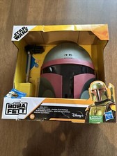 STAR WARS Boba Fett Electronic Mask with Sound Effects. New In Damaged Box