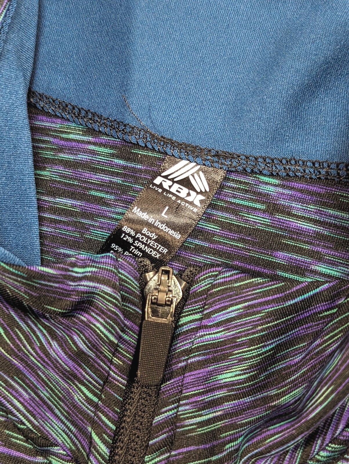 RBX Active Performance Jacket Cycling Running Zip… - image 5