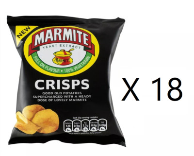 Marmite Flavoured Crisps 25g PACK OF 18