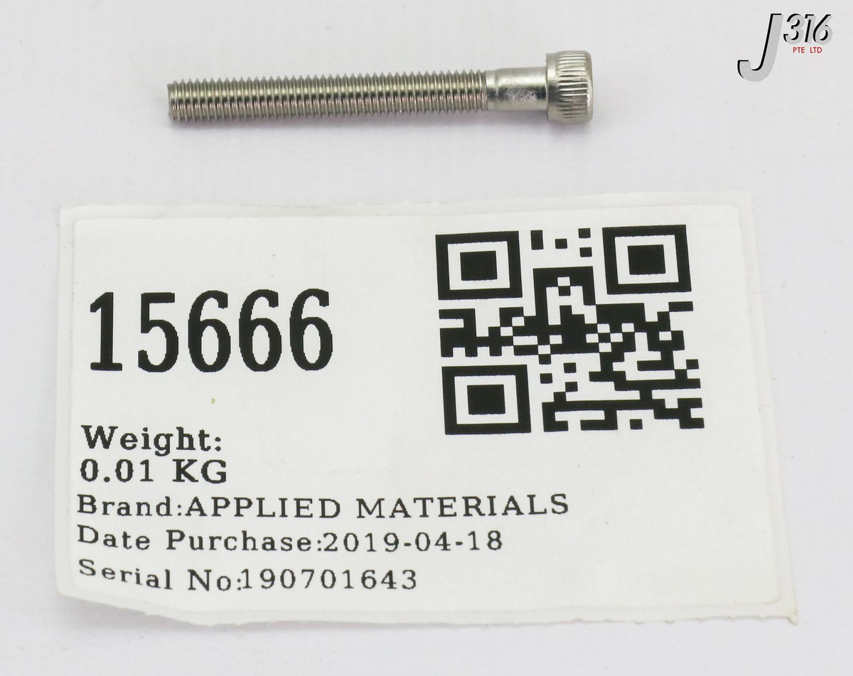 専用ページ⑦ 15666 APPLIED MATERIALS SCR CAP SKT HD 10-32 X 1-5/8L HEX SKT (NEW