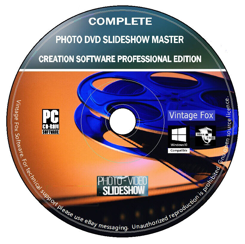 Afledning George Hanbury Konserveringsmiddel Photo DVD Video Slideshow Maker - Video Editor - DVD Creation Suite + DVD  Burner | eBay
