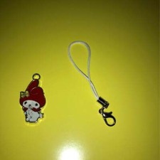 Red Bunny Charm with Cell String Included