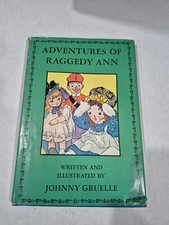 1980s Adventures of Raggedy Ann by Johnny Gruelle Hardcover Avenel Book w DJ D15