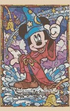Mickey Mouse Stained Glass Counted Cross Stitch Chart No. 10-37 
