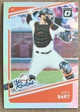 Joey Bart 2021 Donruss Optic The Rookies Silver Prizm #TR1 Parallel Giants MLB