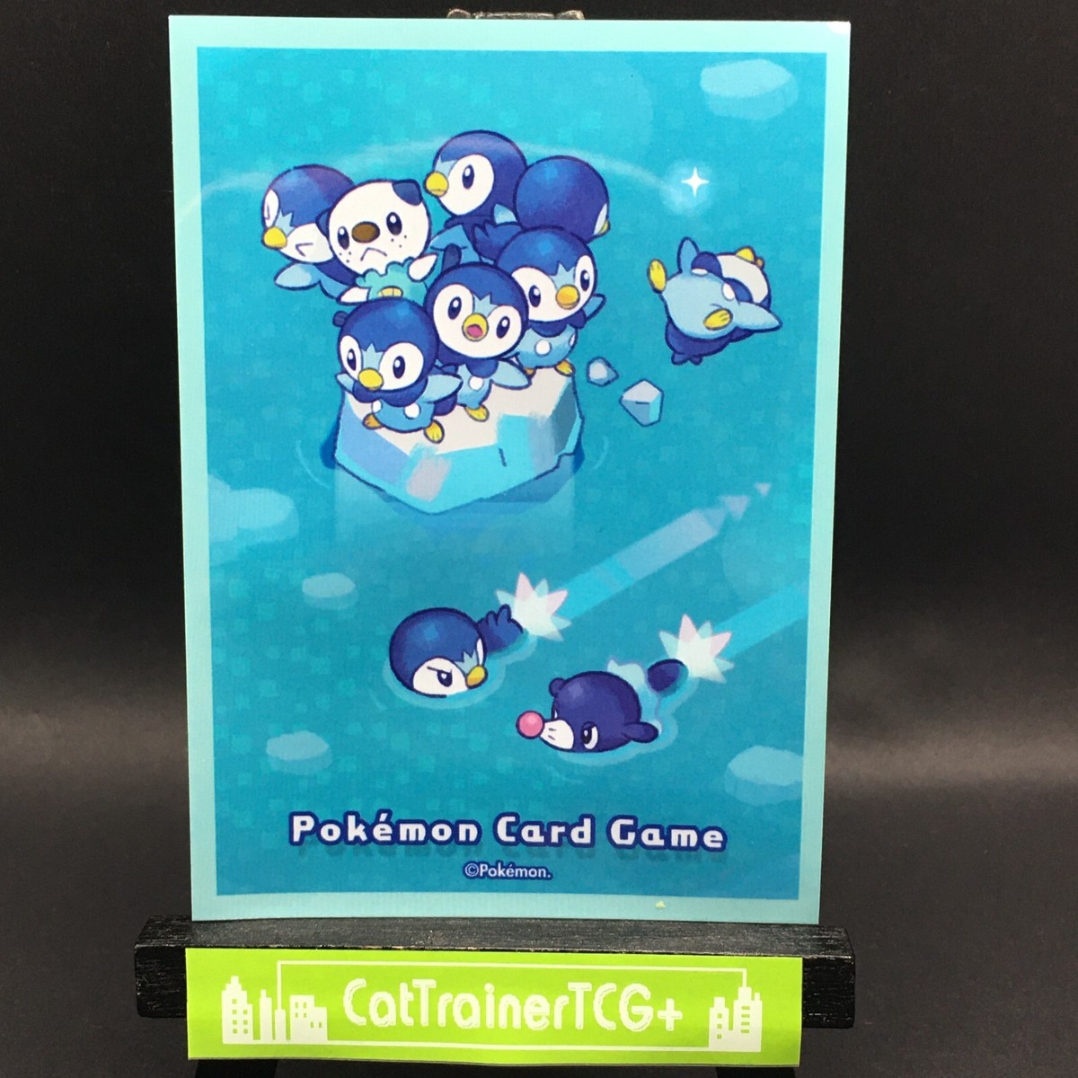 x1 Piplup Daily Life Sleeve Popplio Oshawott Pokemon Center Japan
